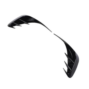 Imagem de Canard de Ventilação Lateral do Para-choque Traseiro Preto Brilhante Esportivo, 1 par de Spoiler de Ventilação Lateral Preto Brilhante ABS para 3 Séries G21 Wagon M Sport 2019-2022