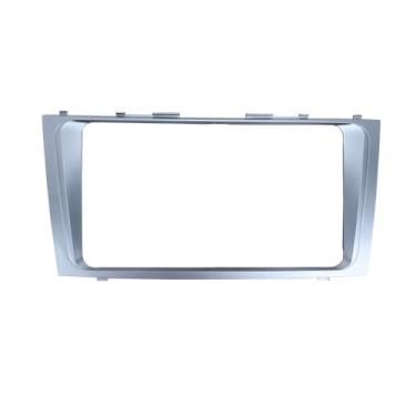 Imagem de YuYue Electronic Substituição de rádio automotivo de 9 polegadas compatível com Toyota Camry Solara 2006-2009 Adaptador estéreo duplo Din Moldura de DVD para carro, painel de fáscia de áudio, kit de