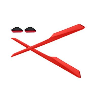 Imagem de Bowyer Kits de borracha de substituição compatíveis com Oakley Valve New 2014 OO9236 Óculos de sol vermelho