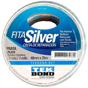 Imagem de Fita Silver Tape Tekbond 48Mm X 25M Prata