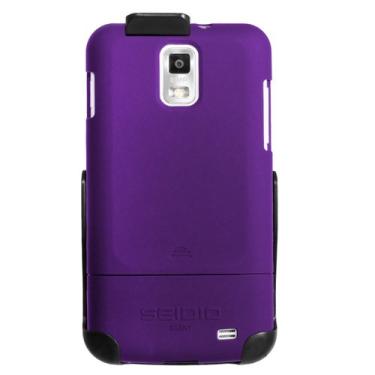 Imagem de Seidio Combo de capa e coldre BD2-HR3SSSKY-PR SURFACE para Samsung Skyrocket - Pacote combo - Embalagem de varejo - Ametista