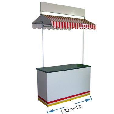 Imagem de Barraca buffet multiuso mesa em aço inox Mod 3024