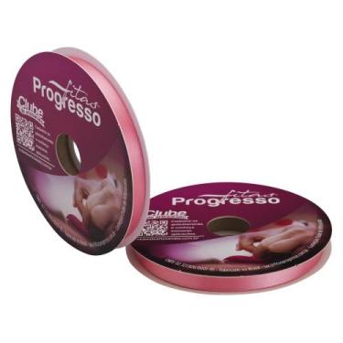 Imagem de Fita de Cetim Progresso 10mm 50 Mts Rosa Pétala 009
