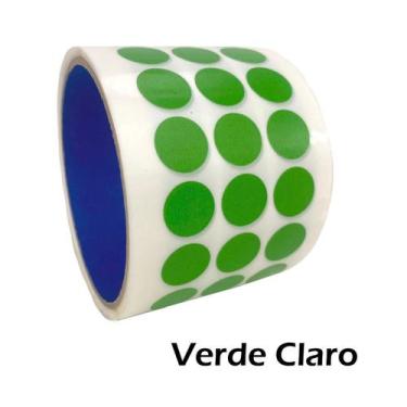 Imagem de Etiqueta Adesiva Autocolante Colorida 15x15mm ideal para organização d