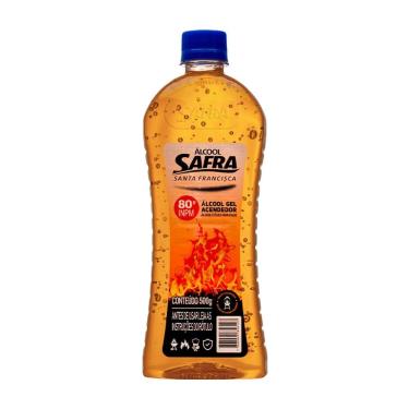 Imagem de Ãlcool Gel 80 Graus Acendedor 500g Safra