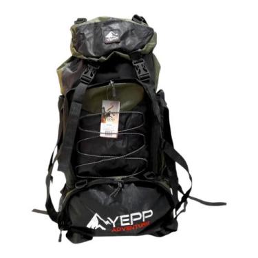 Imagem de Mochila De Trilha Camping Impermeável Montanhismo Viagem - Yepp, Preto