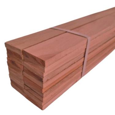 Imagem de 30 Ripas Sarrafos Eucalipto 1x5x70cm Aplainado Artesanato - Tudo Jardi