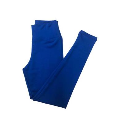 Imagem de Calça Legging Suplex Academia Cintura Alta Feminina - WJU JEANS, G, Az