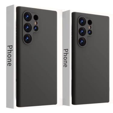 Imagem de Capa Capinha de SIlicone Preta Compatível Com Samsung Galaxy S25 Ultra Tela de 6.9 Polegadas (Hard Glass Store)