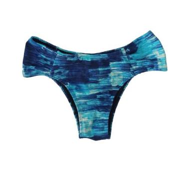 Imagem de Calcinha de biquíni forrada cintura alta borboleta lateral larga prote