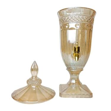 Imagem de Suqueira de Vidro com Torneira para Restaurantes e Buffets (Elegance Ambar | 3,2 Litros)