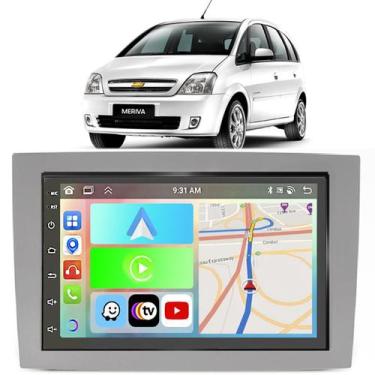 Imagem de Kit Multimidia Android 7 polegadas Meriva 2003 a 2010 CarPlay BT Waze 