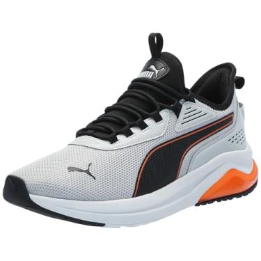 Imagem de PUMA Tênis masculino Amplifier, Cinza claro liso - preto puma laranja rickie, 42