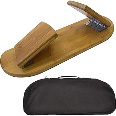 Imagem de Banco ergonômico perfeito para ioga, banco de meditação dobrável, feito de bambu renovável