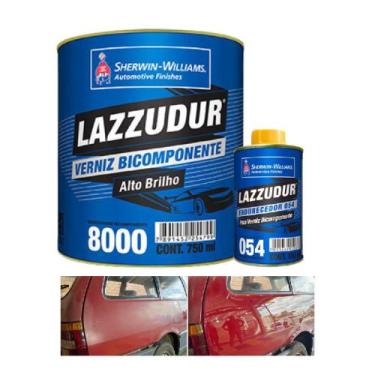 Imagem de VERNIZ AUTOMOTIVO BICOMPONENTE  8000 +  Catlisador 054  900ML - 000013