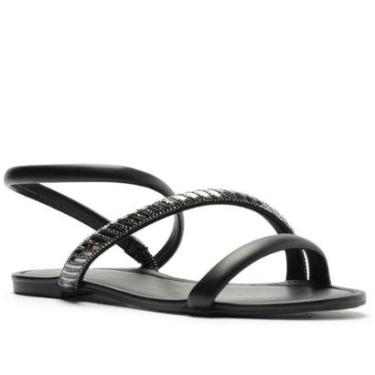 Imagem de Sandália Rasteira Anacapri Preta-Feminino