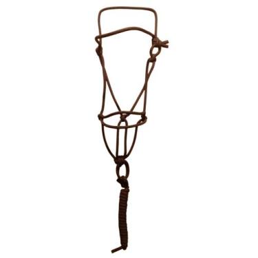 Imagem de Cabresto 7 nós ajustável para cavalo corda de polipropileno 8mm maciça