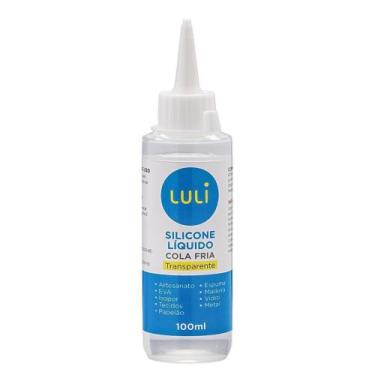 Imagem de Silicone Liquido Cola Fria Transparente 100ml - Luli