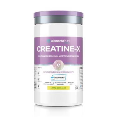 Imagem de Creatine-X Elemento Puro - 240g, Limão Siciliano 