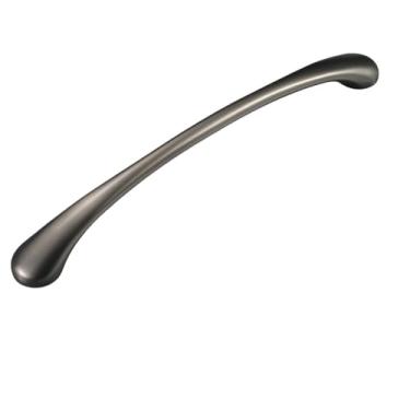 Imagem de Puxadores e maçanetas de armários antigos clássicos, latão vermelho, amarelo, bronze, puxadores e maçanetas para gavetas, ferragens para móveis, puxadores para portas de armários, cinza, 192 mm