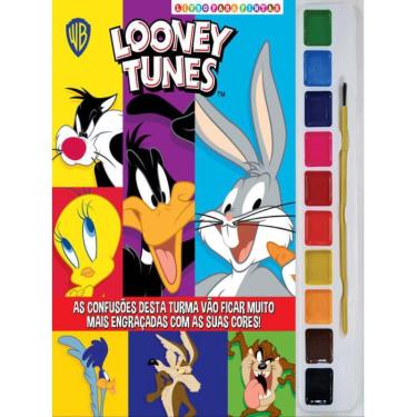 Imagem de Looney tunes livro para pintar com aquarela