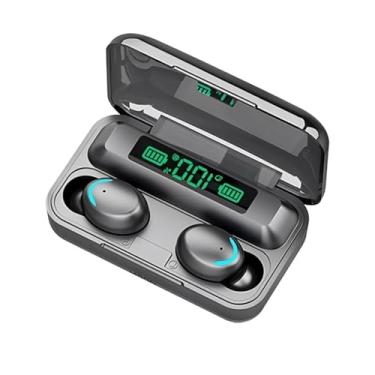 Imagem de Fone de Ouvido F9-5 Bluetooth 5.3 TWS com Power Bank - Tela LCD Digital, Som Imersivo e Resistente à Água - Redução de ruído