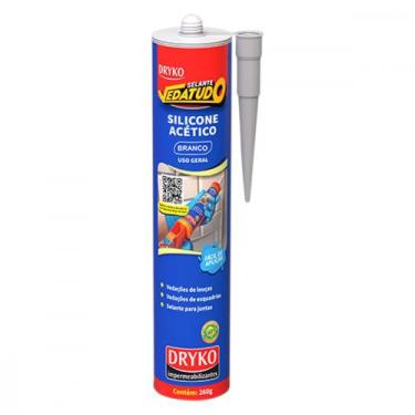 Imagem de Cola Silicone 260G Dryko Branco
