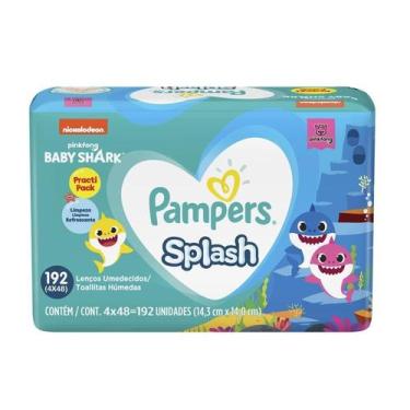 Imagem de Lenço Umedecido Pampers Baby Shark - 192 Unidades