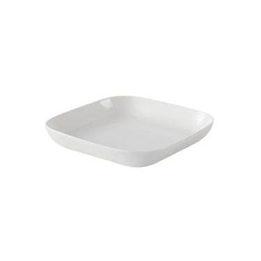 Imagem de Prato quadrado de cerâmica doméstico - prato quadrado grande de 28 cm