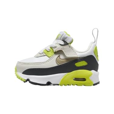 Imagem de Nike Tênis Air Max 90 EasyOn para bebês/crianças pequenas, Branco/ciber/cinza escuro fumê cáqui, 19