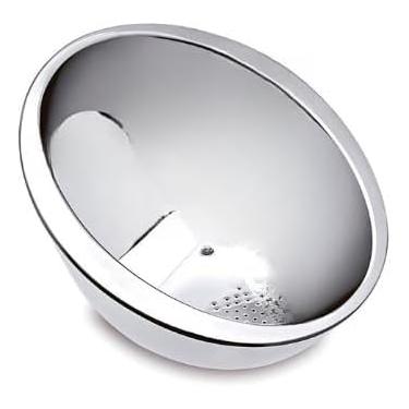 Imagem de Escorredor De Arroz Escorredor Massas Macarrão Aço Inox Cozinha (Escorredor de Arroz + Macarrão)