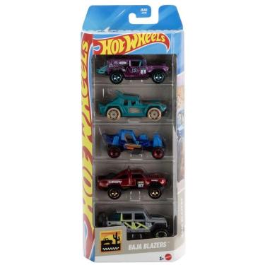 Imagem de Hot Wheels Pacote 5 Veículos Baja Blazers - Mattel