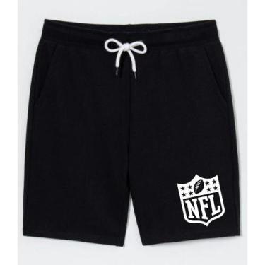 Imagem de Bermuda Moletinho Masculina NFL Super Bowl Football. - Phashion Blendy