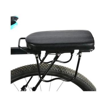 Imagem de Almofada Do Assento Traseiro Da Bicicleta Das Crianças Couro Do Plutôn