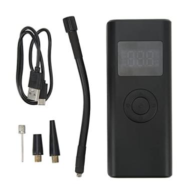 Imagem de Inflador de pneus digital sem fio LED portátil USB C Charging 150 PSI Ponera Bomba de pneu para motocicletas Ligia de alumínio de carros de carros Construída em bateria 5000mAh