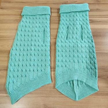 Imagem de Roupa de Cachorro Gato Frio Inverno Buraco para Coleira Pequenos Medio