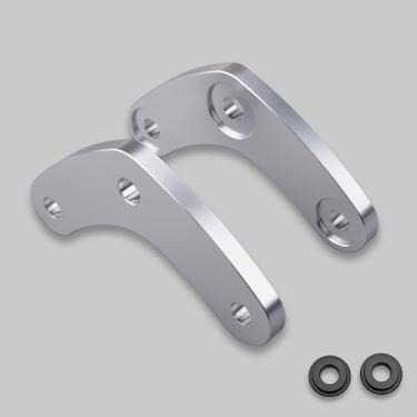 Imagem de LEDISHUN Para Ninja650 Z650 Z650RS Motocicleta Alumínio Link Redução Osso de Cachorro Placa para Veículo Kawasaki (Queda de 0,98 polegadas) (Prata)