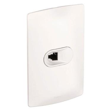Imagem de Tomada Telefone RJ11 2 Fio 4x2 Branco Nereya - 663172 - PIAL-PLUS