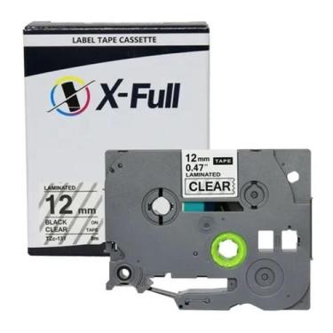 Imagem de Fita Compatível Tze131 Trans Rotulador Brother Pth110 Ptd210 - X-Full