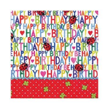 Imagem de Guardanapo de Papel Aniversário Vermellho Ti-Flair 24x24cm