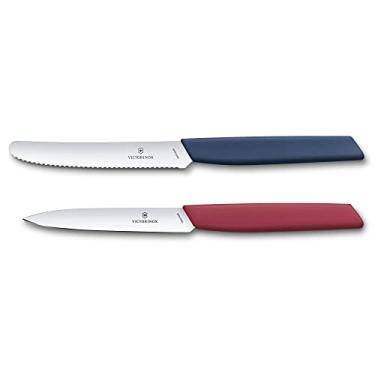 Imagem de Conjunto Facas Victorinox Swiss Modern Edição Limitada - 2 Unidades - Azul e Vermelha - 6.9096.2l1