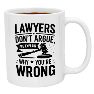 Imagem de Casitika Presentes de faculdade de direito para futuros advogados. Caneca engraçada de 325 ml para presentes de estudantes, decoração de mesa de escritório ou formatura. Canecas inteligentes para