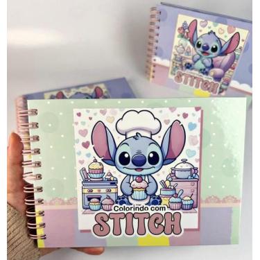 Imagem de Livro Colorir Stitch Labubu Harry Potter 50 Folhas Capa Dura A5 - DAFU