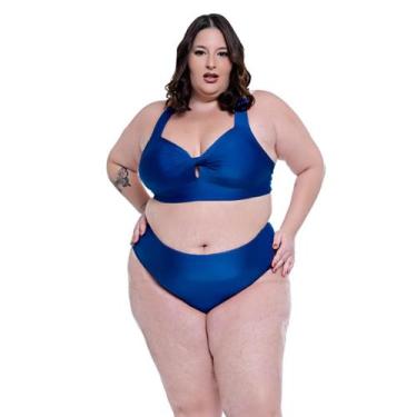 Imagem de Biquini Plus Size Bojo Torcido Calcinha Fio Duplo Ajustável - HYPE MOD
