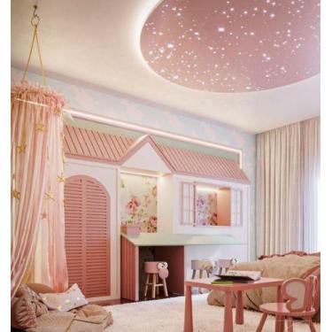 Imagem de Kit Céu Estrelado De Fibra Ótica Rgb Multicor 300 Pontos - Céu Estrela