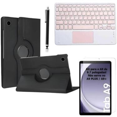 Imagem de Capa Giratória Para Samsung Galaxy A9 8.7 Teclado Touch + Caneta + Pel