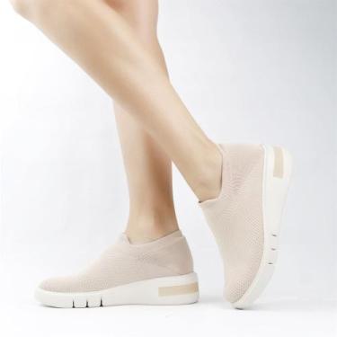 Imagem de Tênis Flat Conforto - USAFLEX, Blush, 36