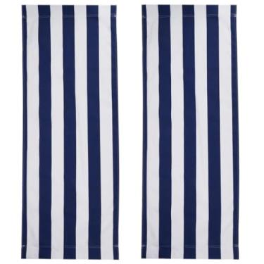 Imagem de GORGECRAFT 2 peças de substituição para cadeira de praia de lona dobrável ao ar livre cadeiras de descanso substituições de tecido 115 x 43 cm cadeira de estilingue reclinável para banhos de sol