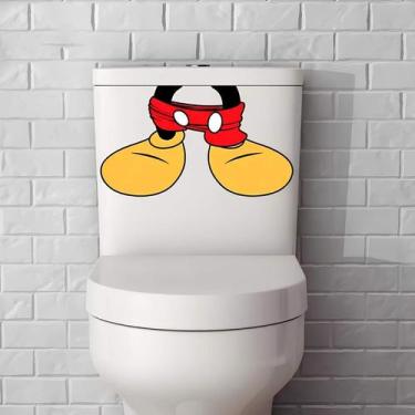 Imagem de Adesivo De Vaso Sanitário Mickey Mod16 - Lojinha Da Luc Adesivos