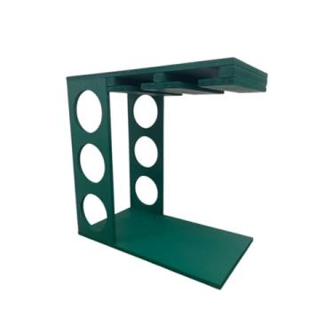 Imagem de Adega Rústica para Vinhos e Taças | Decoração Gourmet (Verde)